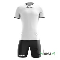 Футбольная форма Zeus KIT STICKER бело-черный цвет
