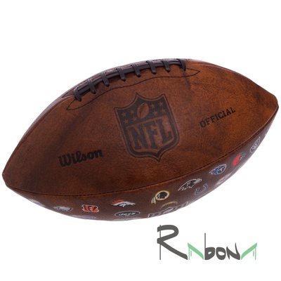 Мяч для американского футбола Wilson NFL Off Throwback 32 Team