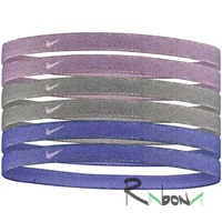 Повязки-резинки для волос Nike Swoosh Sport Headbands 6 935