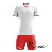 Футбольная форма Zeus KIT STICKER бело-красный цвет