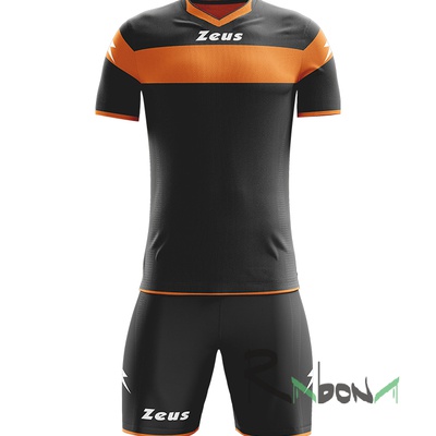 Футбольная форма Zeus KIT APOLLO черно-оранжевый