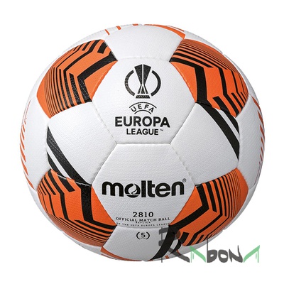 Футбольний м'яч 5 Molten UEFA Europa League 12 (F5U2810-12)