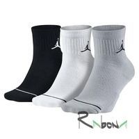 Шкарпетки чоловічі  Nike Jordan Cush Poly Ankle 3PR 911