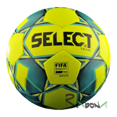 М'яч футбольний 5 Select Team Fifa 2019 Yellow