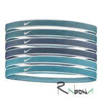 Повязки-резинки для волос Nike Swoosh Sport Headbands 6 407