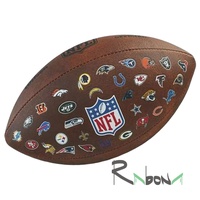 М'яч дитячій для американського футболу Wilson NFL JR 32 TEAM LOGO