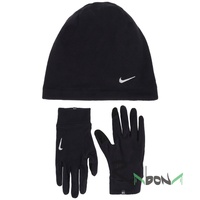 Набор шапка+ перчатки Nike Fleece Running 082